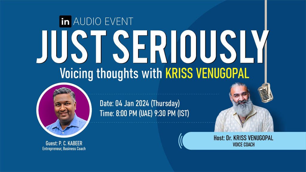 Voice Mastery By Kriss Venugopal