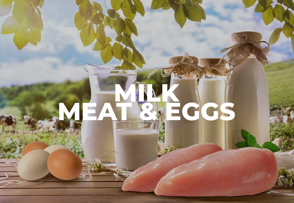 Milk, Meat & Eggs